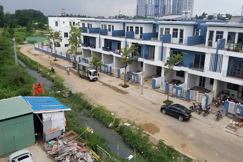 Chủ đầu tư Thang Long Home - Hưng Phú trả lời dân phản ánh dự án xây lấn rạch