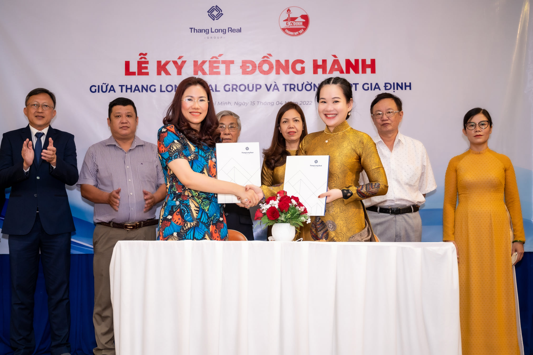 Thang Long Real Group đồng hành cùng thpt Gia Định hỗ trợ khuyến học & tiếp sức đến trường