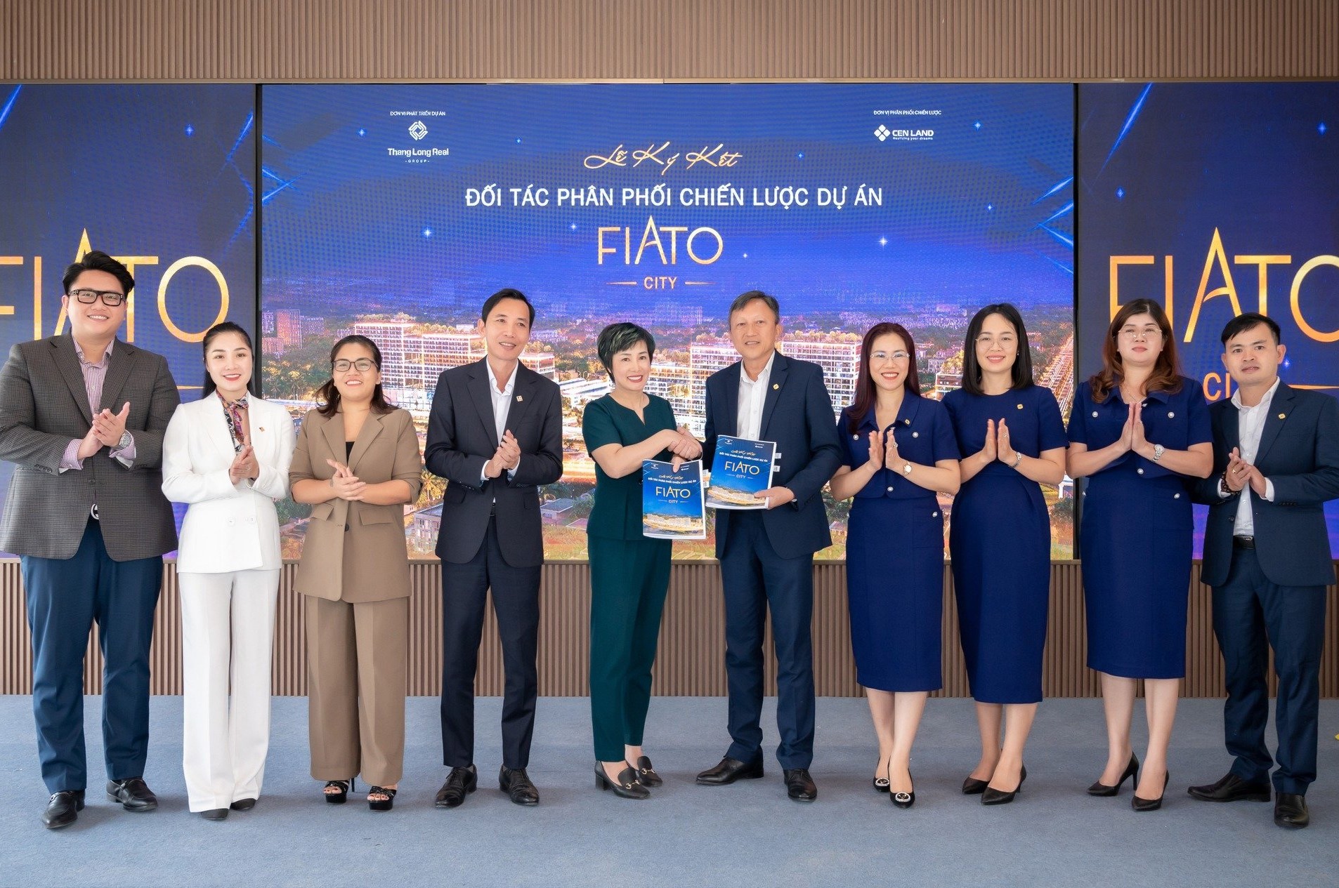 Thang Long Real Group ký kết đối tác phân phối dự án Fiato City cùng Cen Land