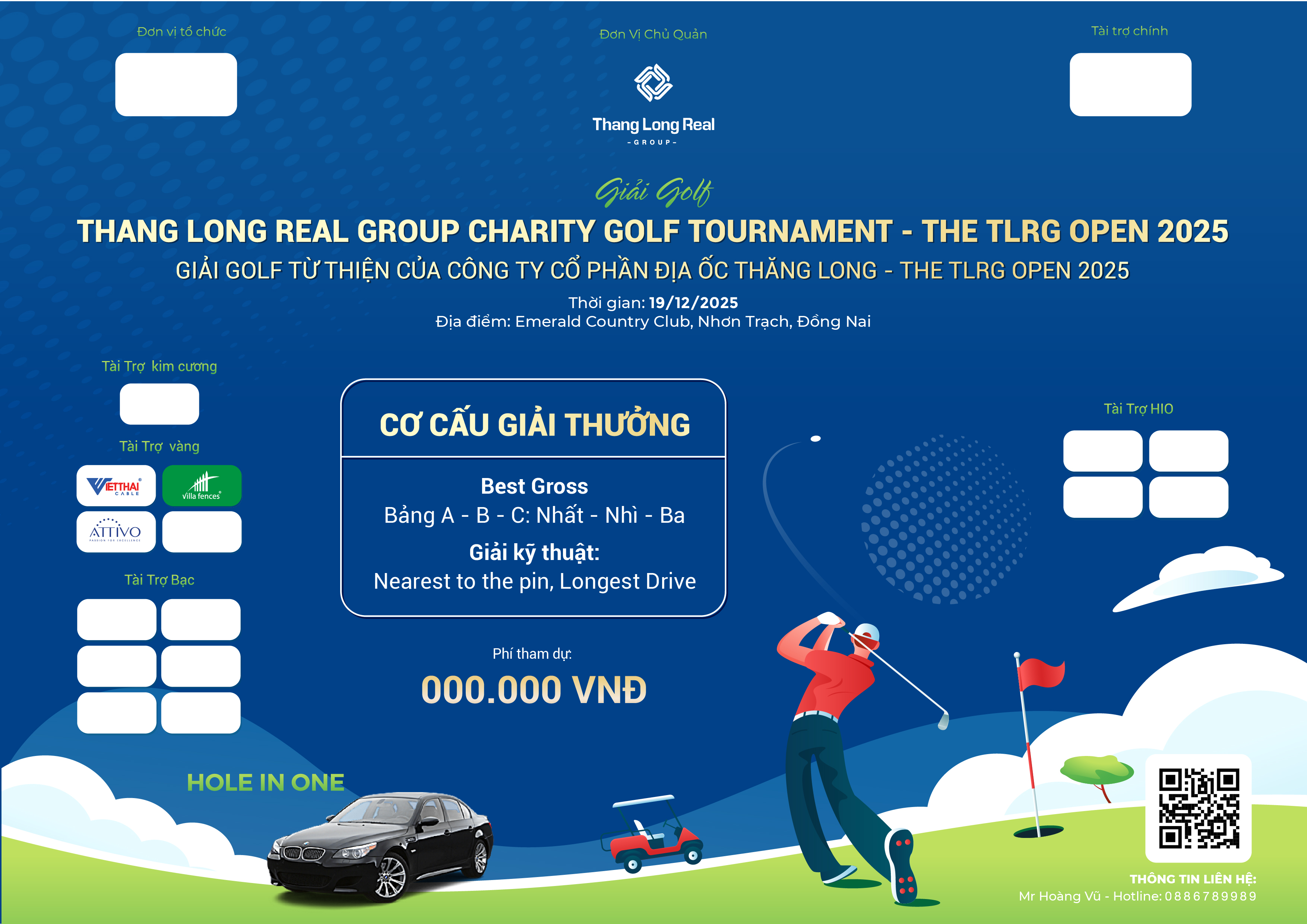 GIẢI GOLF TỪ THIỆN THĂNG LONG REAL GROUP - THANG LONG REAL GROUP CHARITY GOLF TOURNAMENT 2025