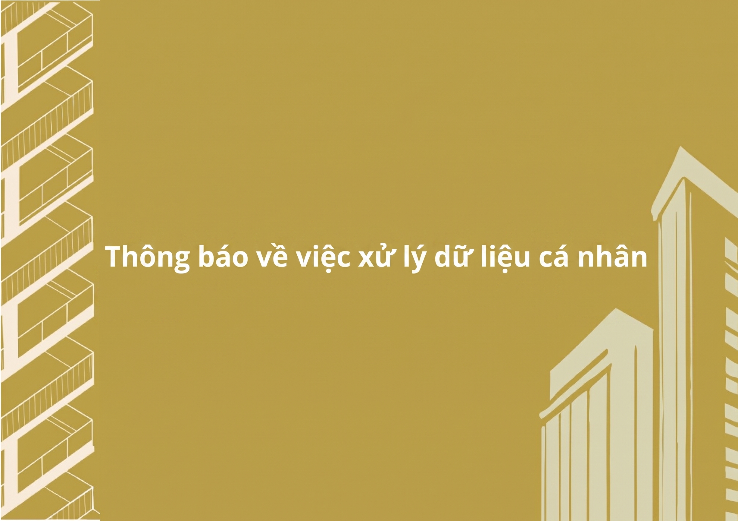Thông báo về việc xử lý dữ liệu cá nhân